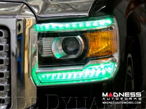 GMC Sierra Multicolor DRL LED Boards - Multicolor and White